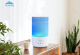 BlueHills Premium 4000 ml Tall Essential Oil Diffuser 4L 4 Liter 50 Hour Run with Remote Timer Aroma Humidifier 1 Gallon Big Capacity High Mist Output for Large Room Huge Size Mood Lights White T401