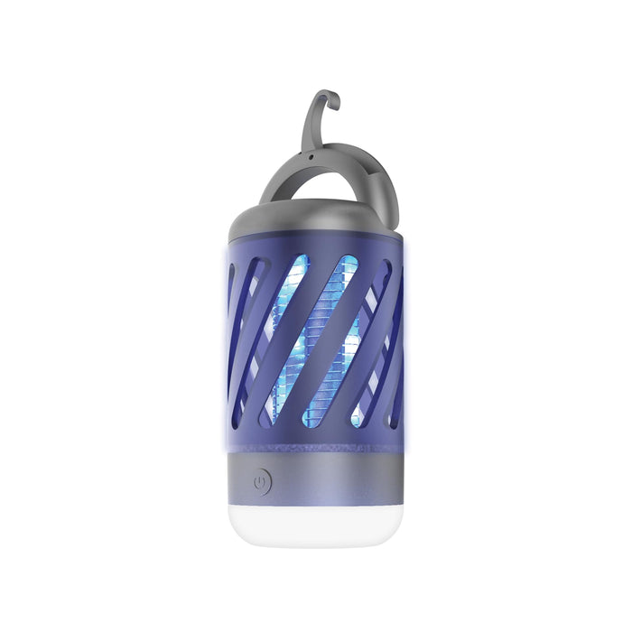 NEBO Mini Bug Zapper & Lantern with Dual Band UV Light Zaps Insects by The Powerful 700-volt Electrical Grid, Easily Fits in Backpack for Hiking, Camping, Hunting and Fishing