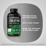 Fitness Labs German Creatine Capsules 1000mg | 300 Count | Monohydrate Fitness Supplement