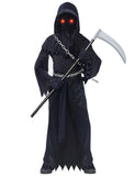 Nabobs Grim Reaper Costume Kids Scary Halloween Costumes for Boys Girls