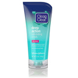 Clean & Clear Oil-Free Deep Action Exfoliating Facial Scrub, Cooling Face Wash