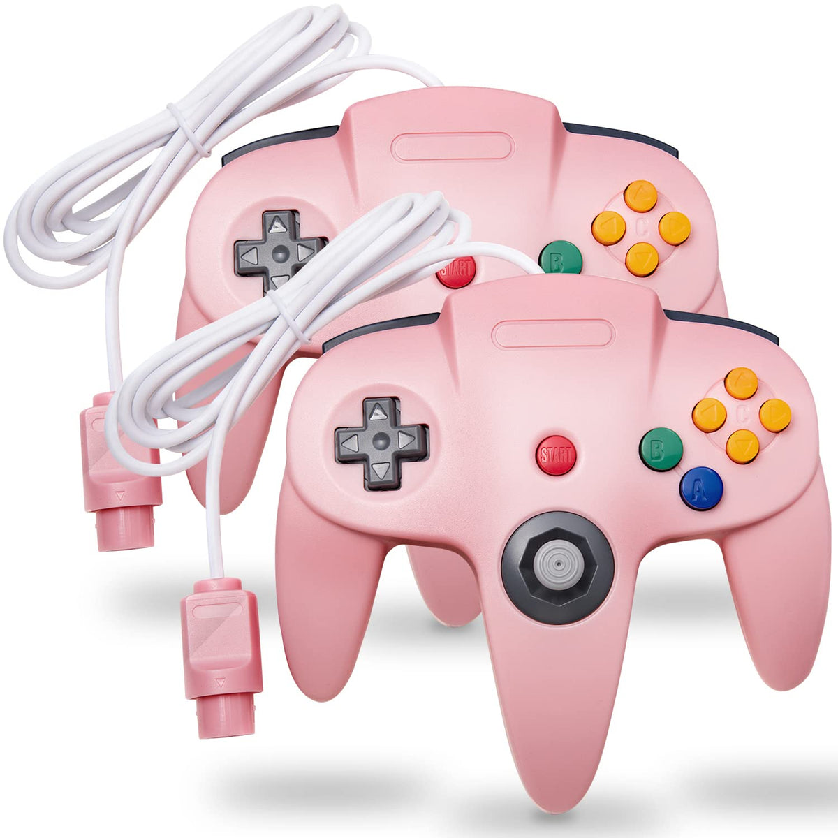 2 Pack Classic N64 Controller, kiwitatá Retro N64 Remote Gaming Joysti