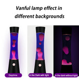 Vanful 16" Purple Liquid Motion Lamp with White Wax Black Base for Adults and Kids, Large Magma Lamp as Home Office Bedroom Christmas Party Decoration, Mood Lamps for Girls Boys Teens as Night Light