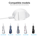 AquaFlosser Cordless Water Flosser Advanced Charger Compatible with Water Pik Water Pic WP-560 WP-562 WP-563 WP-567 WP-569 Power Cord Supply Rapid Magnetic Charger Adapter (WP560 Charger White)