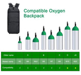 Oxygen Tank Backpack Portable Oxygen Cylinder Bag Carrying Travel Storage Fits M2 M4(A) M6(B) ML6 M7 M9(C)