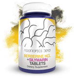 Nootropics Depot Berberine HCL + Silymarin Capsules | 500mg + 90mg | 60 Count | Supports Cellular Function, Metabolic Function