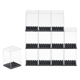 Minifigures Display Case, Acrylic Building Block Display Box, Action Figure Toys Storage for Lego Minifigure, Gift for Lego Lovers(12PCS)