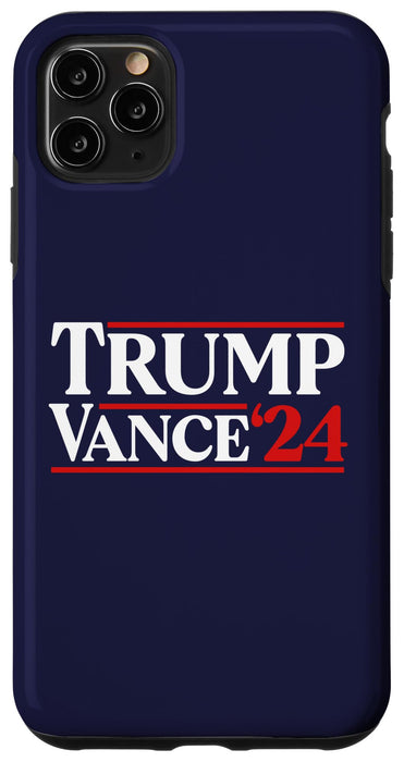 iPhone 11 Pro Max Trump Vance 2024 Donald Trump J.D. Vance For President Case