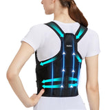 Back Brace Posture Corrector for Women and Men-Back Straightener Posture Corrector, Scoliosis and Hunchback corrector for upper and lower back support, Posture Trainer, Shoulder Brace Adjustable (L)