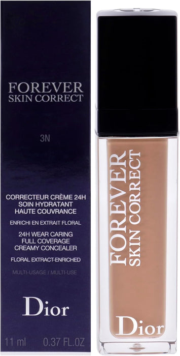 Dior Forever Skin Correct 24H Wear Caring Creamy Concealer 3N (0.37 fl oz) NWOB