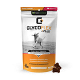 VetriScience Glycoflex Plus, Clinically Proven Hip and Joint Supplement for Dogs - Advanced Dog Supplement with Glucosamine, Chondroitin, MSM, Green Lipped Mussel & DMG - 120 Chews, Bacon Flavor