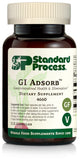 Standard Process - GI Adsorb for Gastrointestinal Health and Elimination - Calcium, Iron, Clinoptilolite, Chlorella, Collinsonia Root Supplement- 112 Capsules