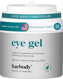 Baebody Eye Gel (1.7 oz) Cooling Under Eye Cream For Dark Circles, Puffiness and Bags under Eyes, Eye Cream Anti Aging & Hydrating, Night Eye Cream - Beauty Gifts for Women