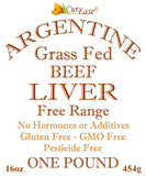 CurEase Argentine Grass Feed Beef Liver Powder Undefatted Desiccated (dried) Pesticide and Hormone Free 1lb One Pound (453grams) 908 Servings