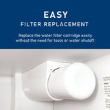 TEEHAY ULTRAWF Frigidaire Water Filter Replacement, Compatible with Frigidaire ULTRAWF, Pure Source Ultra, Kenmore 9999, 469999, 46-9999, A0094E28261 (White, 2 Pack)