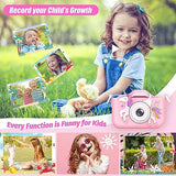 2024 Upgrade Kids Camera for Girls, Christmas Birthday Gifts for Girls Boys, 1080P HD Selfie Digital Video Camera for Toddlers, Cute Portable Little Girls Boys Gifts Toys for 3 4 5 6 Years Old