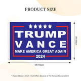 Trump 2024 Flag Trump Vance 2024 Flag Fun Flags Outdoor Banner For Beach 3x5 Ft, Trump Vance 2024 Tapestry For Dorm