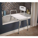 Carex Bathtub Transfer Bench - Shower Bench and Bath Bench with Height Adjustable Legs - Convertible to Right or Left Hand Entry, Shower Chair For Bathtub, Bathtub Chair