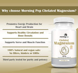 Magnesium Bisglycinate Chelate 240 Vegi Caps 200mg Elemental per Serving, Our Fully reacted (TRAACS) Albion Magnesium Has The Highest Level of Absorption,