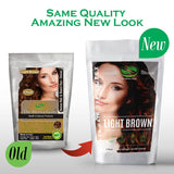 2 Packs Of Light Brown Henna Hair & Beard Color/Dye 100 Grams - Natural Hair Color, Plant-based Hair Dye - The Henna Guys