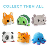 TeeTurtle - The Officially Licensed Original Sanrio Plushie - Mummy + Monster Hello Kitty - Cute Sensory Fidget Stuffed Animals That Show Your Mood - Perfect for Halloween! Small