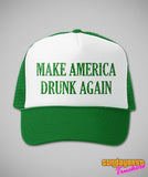 Donald Trump St Patricks Day Hat - st patricks day trucker hats for men, st paddys day party hats, st pattys trucker cap, make america drunk again