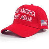 MAGA Hat Make America Great Again Donald Trump 45-47 with USA Flag Cap Adjustable 2024 Keep America Great Baseball Hat (Cotton, Red 45-47)