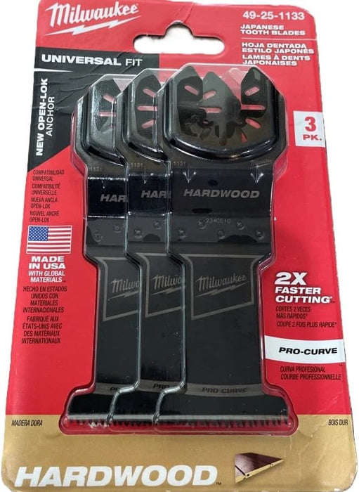 Milwaukee Electric Tools Blade Hardwood HCS 1-3/8IN 3PK 49-25-1133