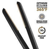 ghd Original Styler ― 1" Flat Iron Hair Straightener, Optimum Styling Temperature for Professional Salon Quality Results, No Extreme-Heat Styling Damage, Ceramic Heat Technology ― Black