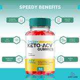 (2 Pack) Speedy Keto ACV Gummies Advanced Weight Loss, Speedy Keto ACV Gummies 1000MG - Speedy ACV Plus Keto Ketogenic Rapid Ketosis Ketones Apple Cider Vinegar Supplement (120 Gummies)
