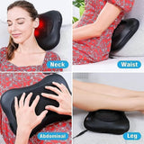 cotsoco Massage Pillow Neck and Back Massager, for Pain Relief deep Mussle and Fatigue shiatsu Massager, Neck Massager with Heat and 3D Kneading and,Use at Home Car Office