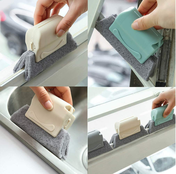 Magic Window Track Cleaner, Window Groove Cleaning Brush Tools Set