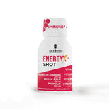 BEE and You Energy X Shot, 12 Pack, Korean Red Ginseng, Royal Jelly, Propolis, Caffeine Free Energy Drink, Vitamin C, B3, B6, B12, Immune Support Supplement, Antioxidants, Pomegranate Flavor