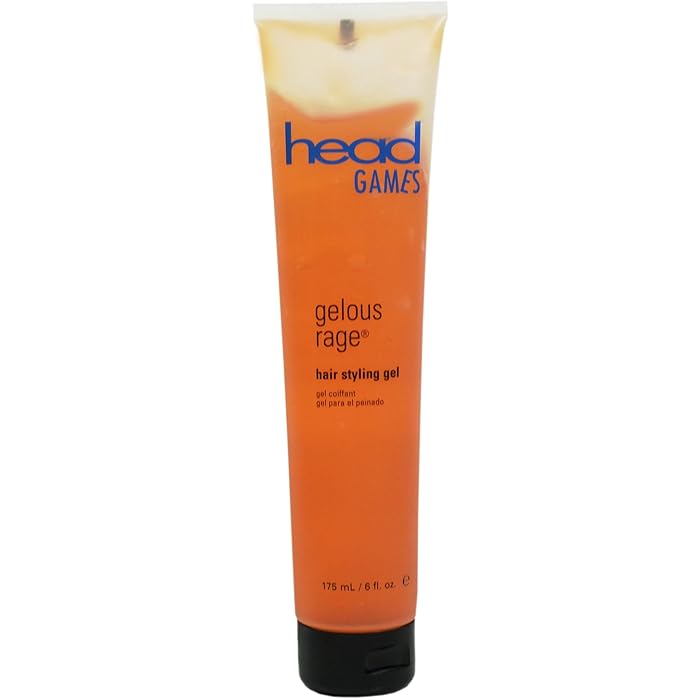 2 Head Games Gelous Rage Hair Styling Gel 6 oz ea (225)