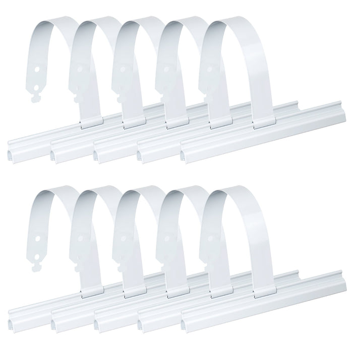 NOBILY Maxi Shutter Springs Suspension Springs Set of 10 Roller Shutter Springs Steel Spring Fixing Spring for Roller Shutter Motors, Tubular Motor and Shutter Drive, Plastic Coated