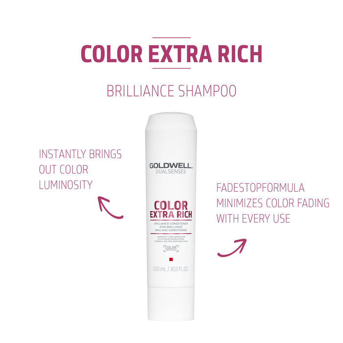 Goldwell Dualsenses Color Extra Rich Brilliance Shampoo, 10.1 Fl Oz (Pack of 1)