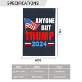 12x18 Anti Trump Garden Flag Double Sided Anyone But Trump 2024 Yard Flag Fuck Trump Impeach Trump House Flag Without Flag Stand