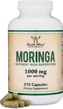 Lactation Supplement for Increased Breast Milk - Moringa Vegan Superfood for Breastfeeding Lactation Support (More Effective Than Lactation Cookies) for Breast Milk Supply Boost by Double Wood
