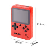 Handheld Game Console Retro Game Player with 400 Classical FC Games Console 3.0-Inch Color Screen,Presents Birthday (Red Game Console)