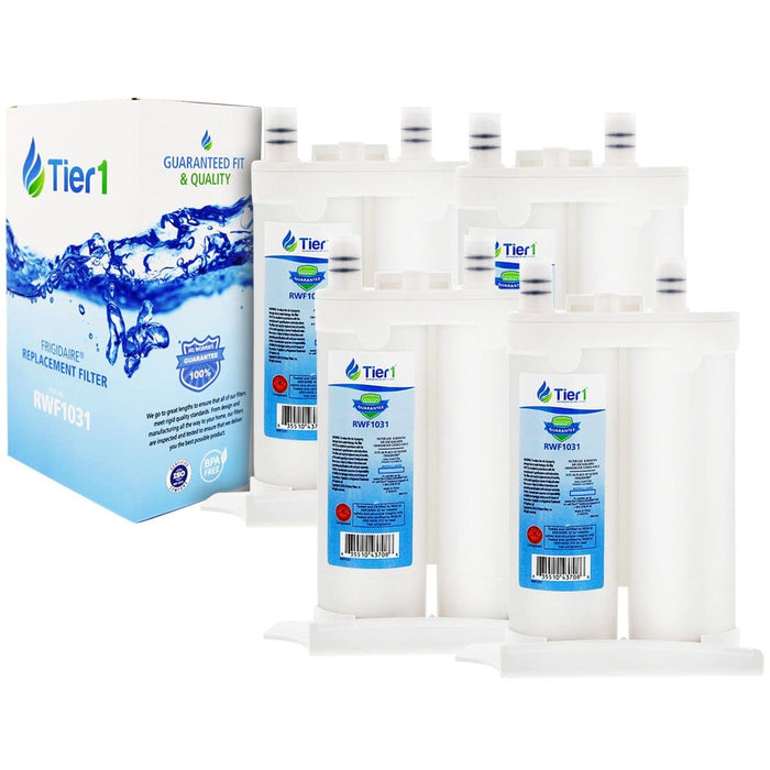 Tier1 PureSource2 Refrigerator Water Filter 4-pk | Replacement for WF2CB, NGFC 2000, 1004-42-FA, 469911, 469916, FC100, EWF2CBPA, Fridge Filter