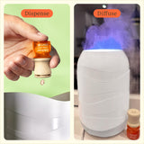 Lifelines 200 ML Waves Ultrasonic Essential Oil Diffuser - Features Cascading Mist & Colored Lights - Essential Oils Diffusers for Home - Lifelines Citrus Grove Essential Oil Blend 3 ML Included