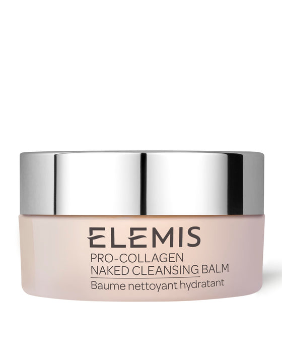 ELEMIS Pro-Collagen Naked Cleansing Balm | Ultra Nourishing Treatment Balm + Facial Mask Deeply Cleanses, Soothes, Calms & Removes Makeup and Impurities, 100 g.