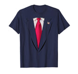 USA President Trump Suit Easy Halloween Costume T-Shirt