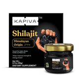 Kapiva Pure Himalayan Shilajit Resin. High Potency Performance Booster for Endurance and Stamina. 80+ Trace Minerals, 75%+ Fulvic Acid. Lab Test Report. 80 Servings of 250mg.