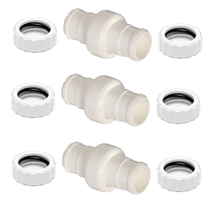 ATIE 360 Pool Cleaner Combo Kit - Hose Swivel 9-100-3002 & Nut 9-100-3109 (3 Pack) for Zodiac Polaris 360