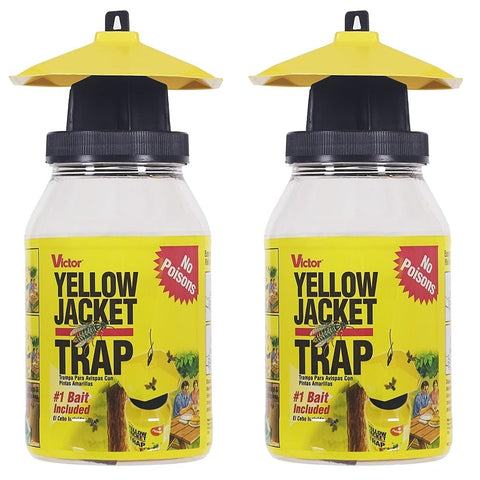 Victor M362 Poison-Free Reusable Yellow Jacket & Flying Insect Trap (Pack of 2)