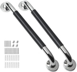 2 Pack Grab Bars for Bathroom, 24 Inch Anti Slip Bathroom Handicap Grab Bars for Showers, Safety Bath & Shower Grab Bar for Seniors, Shower Handles for Elderly, Tesuchan