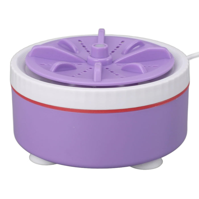 Portable Washing Machine, Sink Dishwasher Multifunction USB Powered Mini Dishwasher with Timed Adjustable Function for Towels, Baby Clothes, Fruits, Plates (Purple)