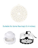 12 Pcs Flea Trap Refill Discs 5.4" Replacement Glue Boards with Hole Fits Flea Traps for Inside Your Home, Sticky Pads for Fleas, Bugs, Flies, Mosquitos, etc