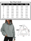 AUTOMET Fall Outfits For Women 2024 Half Zip Pullover Sweatshirts Cropped Quarter Zipper Oversized Hoodie Sweater Fashion Clothes Coffeegrey M